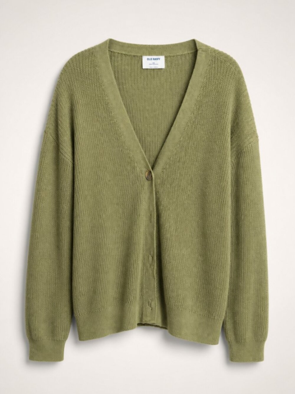 Old Navy Olive Green V-Neck Button Cardigan Sweater - 3X